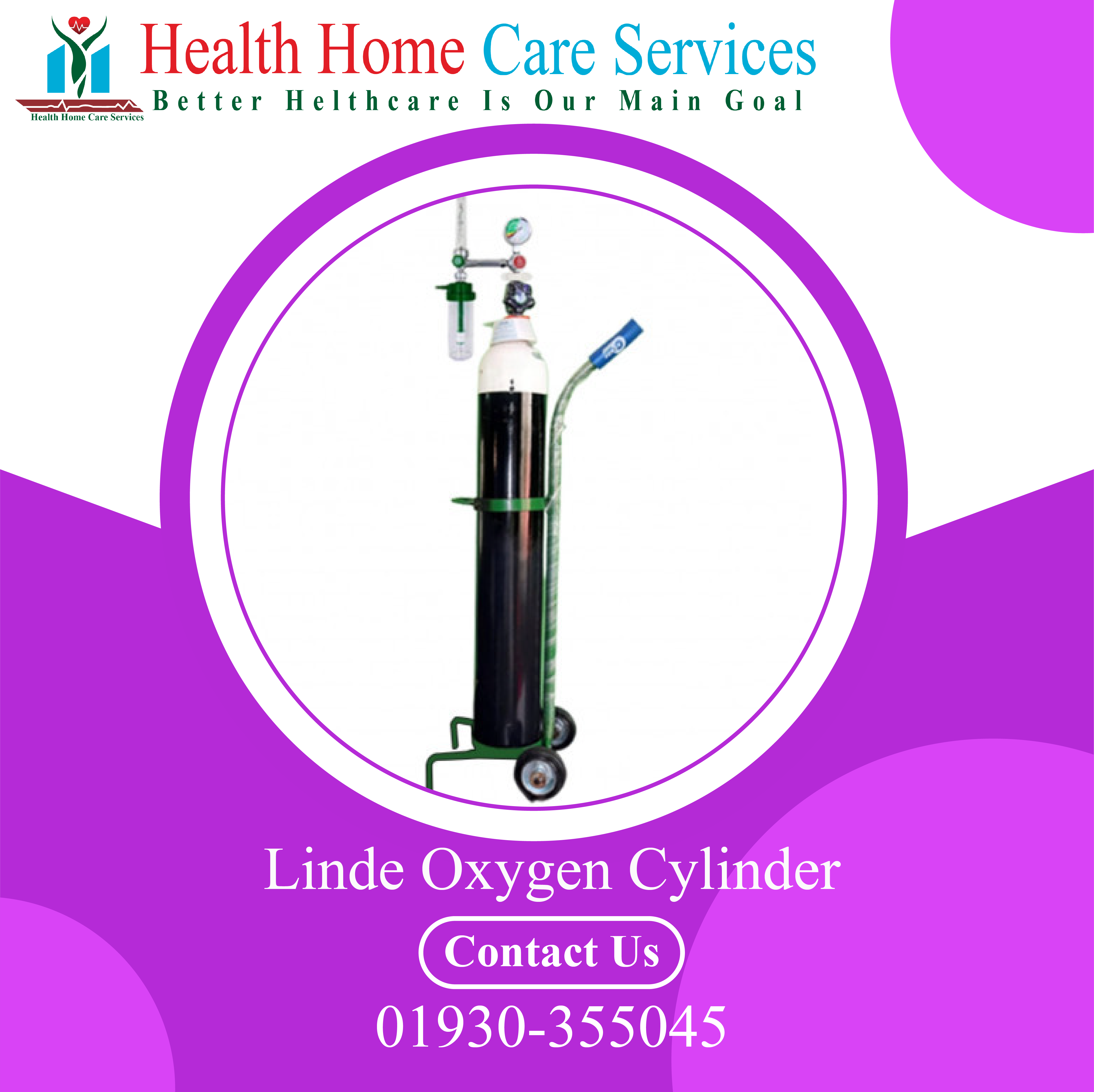 Linde Oxygen Cylinder